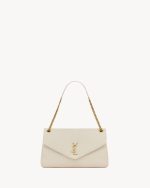 YSL Calypso Large in Grained Lambskin